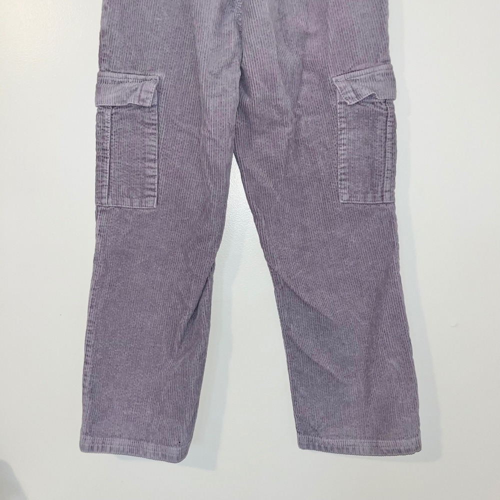 PacSun Purple Corduroy Cargo Pants‎ Elastic Waist Women S - Picture 10 of 10